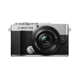 PLUS会员：奥林巴斯 PEN E-P7 微单相机 M4/3画幅 防抖 美颜 单机身+14-42mm镜头 银色