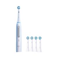 Oral-B 德国进口成人电动牙刷iO3专业护龈刷刷头*4白色全年装一支对抗3大牙龈问题教师节礼物（包装随机）