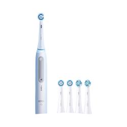 Oral-B 德国进口成人电动牙刷iO3专业护龈刷刷头*4白色全年装一支对抗3大牙龈问题教师节礼物（包装随机）