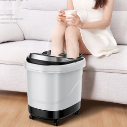 奥克斯 X01-DQZ450 足浴盆 全智能遥控 水电分离 高深桶 恒温 奶油白