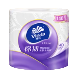维达 有芯卷纸棉韧4层121克*30卷卫生纸巾整箱（140节）