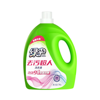 清洁收纳：绿伞 EVERGREEN/绿伞 薰衣芳菲 瓶装洗衣液 去污超人 3kg 1瓶