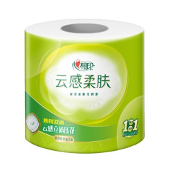 心相印 云感柔肤系列 卷纸 4层 有芯 柔厚4层150克 24卷