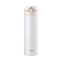 THERMOS 膳魔师 保温杯 500ml 304不锈钢 长效真空 一键即开 轻量保冷 珍珠白 单件