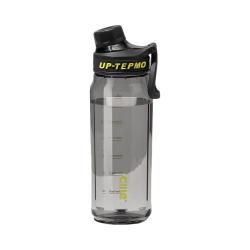 cille 希乐 XL-2332 860ml 直饮式 tritan 塑料水杯 耐高温 带茶隔 防摔 灰色 1件