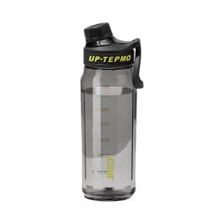 cille 希乐 XL-2332 860ml 直饮式 tritan 塑料水杯 耐高温 带茶隔 防摔 灰色 1件