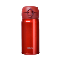 THERMOS 膳魔师 JNL-354 304不锈钢保温杯 350ml 轻量 保冷 樱桃红 1件