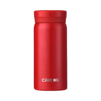 cille 希乐 XB-24115 316不锈钢 mini口袋保温杯 200ml 小巧小容量直饮杯 保冷 红色 1件