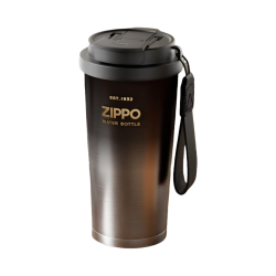 ZIPPO ZCT-51011 304不锈钢保温杯 510ml 双饮式 黑白渐变 1件