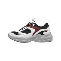 斯凯奇(Skechers)踏浪丨老爹鞋男2024秋季新款网面透气增高复古休闲跑步潮流运动鞋