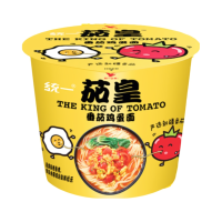 旅途零食：统一 茄皇系列 桶装方便面 充饥免煮 1桶