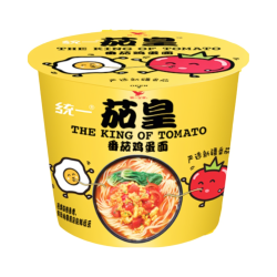 统一 茄皇系列 桶装方便面 充饥免煮 1桶