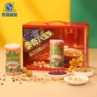 泰奇 罐装早餐即食八宝粥 24罐 原味370g