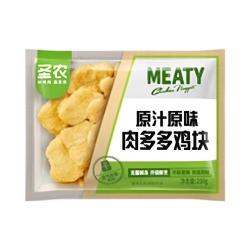 圣农 肉多多鸡块 半成品冷冻调理 油炸 袋装 250g 3袋