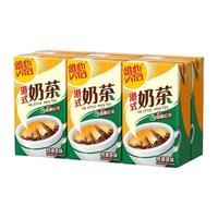 维他奶（vitasoy）香港维他柠檬茶菊花茶果汁果味豆奶奶茶饮料250mlX6盒港版涩得起 港式奶茶特浓6盒