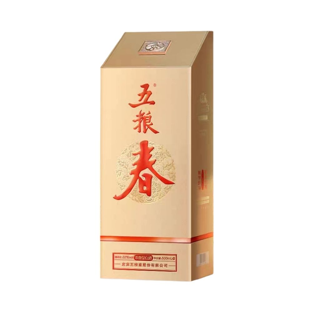 五粮浓香 五粮春第二代 52度浓香型白酒 500ml