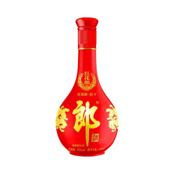 郎酒 红花郎红十 第四代 53度 酱香型 白酒 盒装 宴请婚宴 500ml