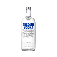绝对伏特加 绝对/Absolut 伏特加 40%vol 1L 瓶装 调酒基酒 1L 1瓶