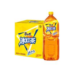 康师傅 冰红茶 柠檬口味 2L 瓶装 聚会 6瓶 2L