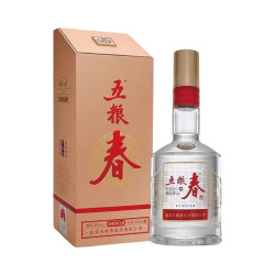 五粮春 五粮液股份五粮春第二代45度浓香型白酒500ml单瓶中秋礼品