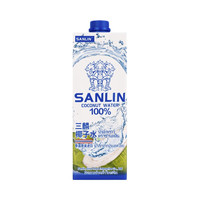 PLUS会员：SANLIN 椰子水1L*6瓶