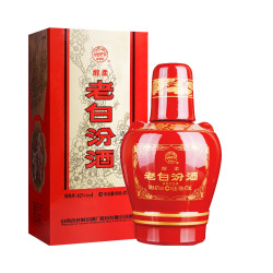 汾酒 醇柔老白汾 清香型白酒 42度 475ml 盒装 聚会自饮 475ml