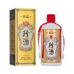 珍酒 佳品系列 纯粮酱香型 53度 500ml 盒装 白酒 500ml
