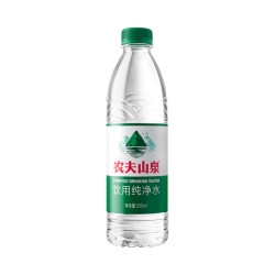 农夫山泉 小绿瓶饮用纯净水 550ml 天然水源 有点甜 550ml 24瓶