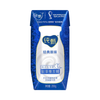 纯甄 蒙牛/纯甄 风味酸牛奶 经典原味 200g 盒装 常温 200g 24盒