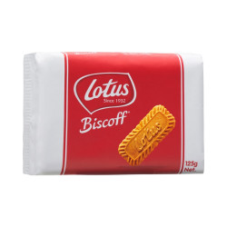 Lotus Biscoff比时咔和情比利时风味焦糖曲奇饼干泰国进口零食家庭装125g*4