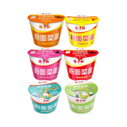 杨掌柜 粉面菜蛋 桶装 免煮 多口味组合 6桶