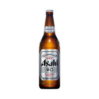 宅家食光：朝日啤酒 朝日 淡色拉格啤酒 630ml 11.2°P 超爽 裸瓶装 12瓶