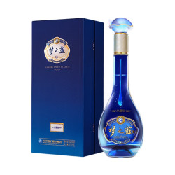 洋河 蓝色经典 梦之蓝M3 水晶版 白酒 40.8度 浓香 宴请 550ml