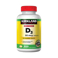 科克兰 Kirkland/柯克兰 维生素D3胶囊 促钙吸收 600粒 1瓶