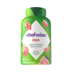 vitafusion 铁软糖 女性补气血 恢复精力 60粒 x1