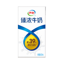 伊利 臻浓牛奶 无菌砖 盒装 迷你版 125ml 125ml 40盒