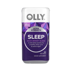 OLLY 褪黑素软糖 自然植萃改善睡眠 强化版 瓶装 10mg/60粒 1瓶
