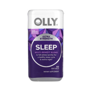 OLLY 褪黑素软糖 自然植萃改善睡眠 强化版 瓶装 10mg/60粒 1瓶