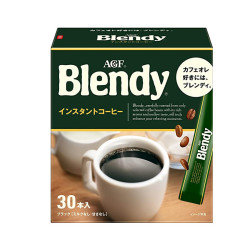 AGF 速溶黑咖啡粉经典原味2g*30 Blendy冰水速溶无蔗糖礼品