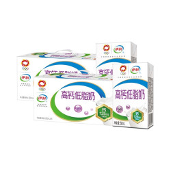 伊利 高钙低脂牛奶 250ml*21盒加25%钙