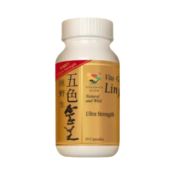 維特健靈 Vita Green/维特健灵 纯野生五色灵芝胶囊 提高免疫力 补气安神 30粒 1瓶