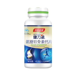 汤臣倍健 健力多 氨糖软骨素钙片 增加骨密度 补钙 瓶装 6瓶 40片