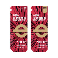 迈胜 马拉松越野赛电跑步耐力运动能量补剂 续航机能胶 40g 袋装 10袋