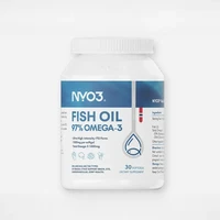 NYO3 97%高纯度鱼油 呵护心脑眼 提高记忆力 瓶装 1瓶 30粒