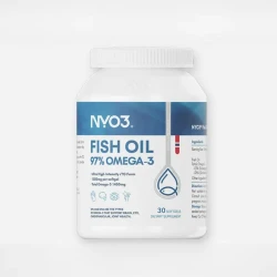 NYO3 97%高纯度鱼油 呵护心脑眼 提高记忆力 瓶装 1瓶 30粒
