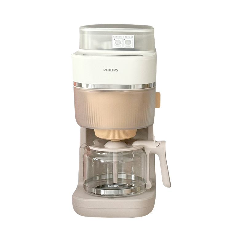 杏色 电动奶泡器