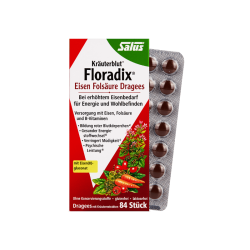 Floradix 铁元 德国孕产妇补铁 调气养血 红版铁元片 84片 1盒