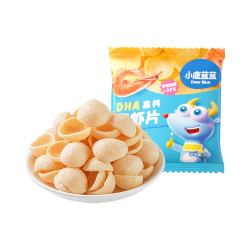 小鹿蓝蓝 宝宝零食 鲜虾片 无添加 高蛋白 非油炸 12g 4盒