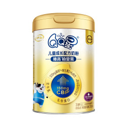 伊利 QQ星 齐舞少年4段儿童成长牛奶粉 A2奶源 高钙成长配方 骨骼发育 700g 8件