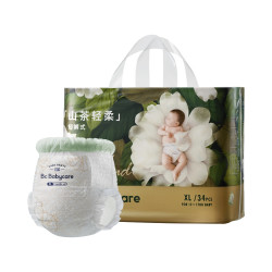 babycare 山茶轻柔透气拉拉裤 XL码 尿不湿 超薄干爽 柔软透气 2件